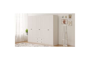 Sylvenor Garderobe 210x210 cm - Matt Hvit - Oppbevaring - Garderober & garderobesystem