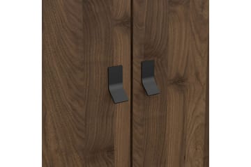 Tadami Garderobe 150x200 cm - Svart/Natur - Oppbevaring - Garderober & garderobesystem