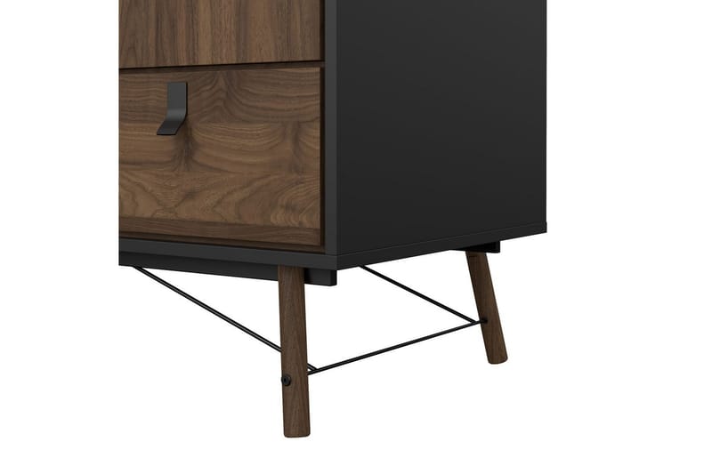 Tadami Garderobe 150x200 cm - Svart/Natur - Oppbevaring - Garderober & garderobesystem