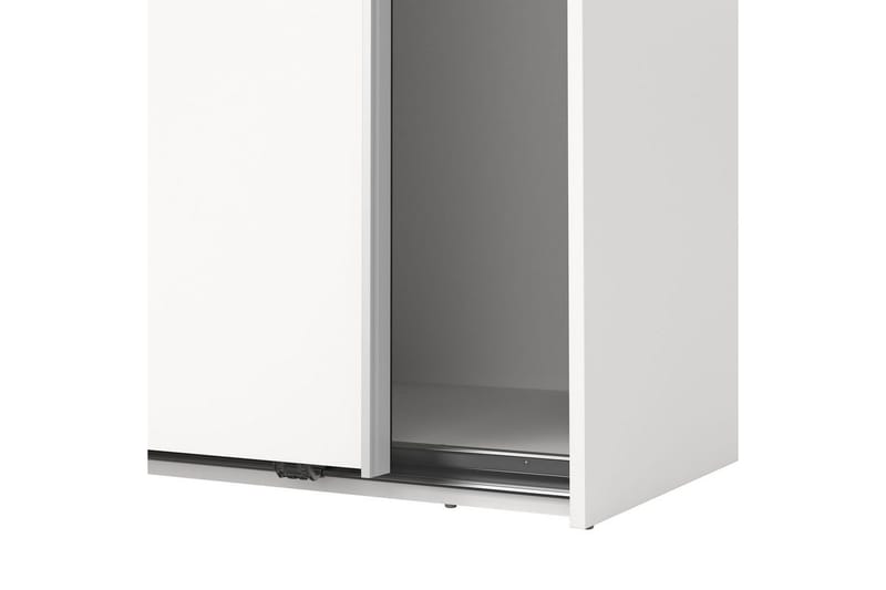 Takeru Garderobe 119x200 cm - Hvit - Oppbevaring - Garderober & garderobesystem