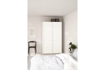 Takeru Garderobe 119x200 cm - Hvit - Oppbevaring - Garderober & garderobesystem