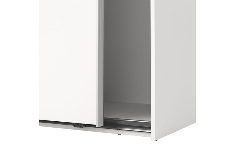 Takeru Garderobe 119x200 cm - Hvit - Oppbevaring - Garderober & garderobesystem