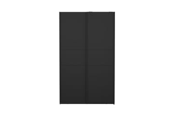 Takeru Garderobe 119x200 cm - Svart - Oppbevaring - Garderober & garderobesystem