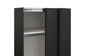 Takeru Garderobe 119x200 cm - Svart - Oppbevaring - Garderober & garderobesystem