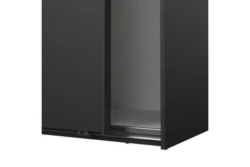 Takeru Garderobe 119x200 cm - Svart - Oppbevaring - Garderober & garderobesystem