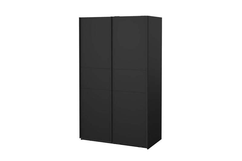 Takeru Garderobe 119x200 cm - Svart - Oppbevaring - Garderober & garderobesystem