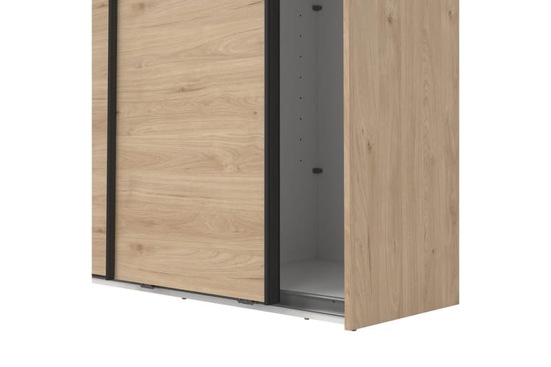 Takeru Garderobe 119x221 cm - Brun - Oppbevaring - Garderober & garderobesystem
