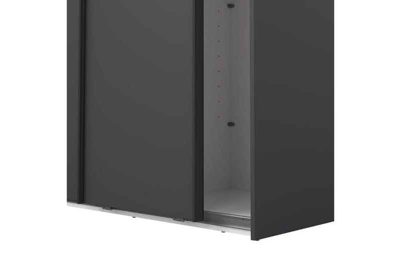 Takeru Garderobe 119x221 cm - Grå - Oppbevaring - Garderober & garderobesystem