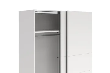 Takeru Garderobe 179x200 cm - Hvit - Oppbevaring - Garderober & garderobesystem