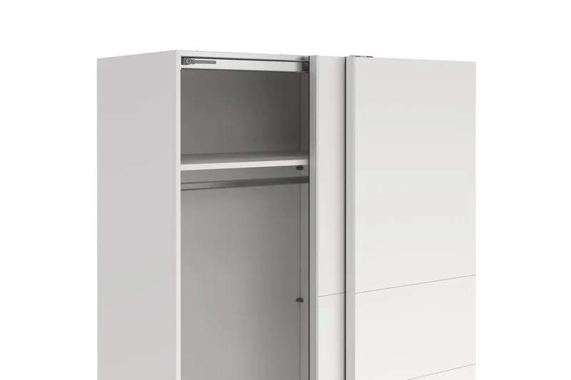 Takeru Garderobe 179x200 cm - Hvit - Oppbevaring - Garderober & garderobesystem