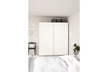 Takeru Garderobe 179x200 cm - Hvit - Oppbevaring - Garderober & garderobesystem