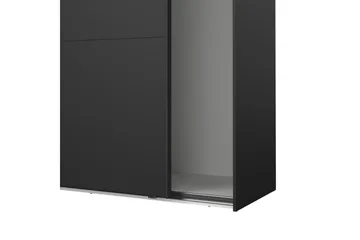 Takeru Garderobe 179x200 cm - Svart - Oppbevaring - Garderober & garderobesystem