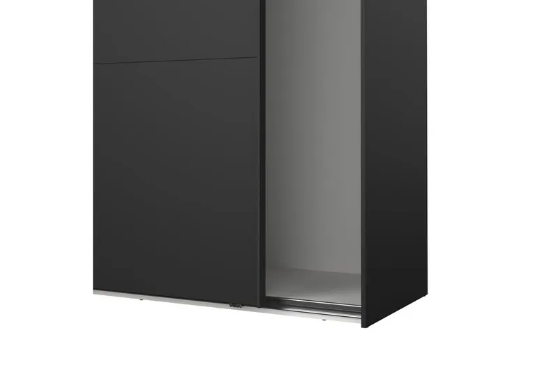 Takeru Garderobe 179x200 cm - Svart - Oppbevaring - Garderober & garderobesystem