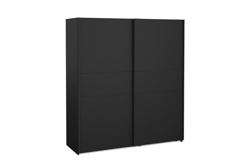Takeru Garderobe 179x200 cm - Svart - Oppbevaring - Garderober & garderobesystem