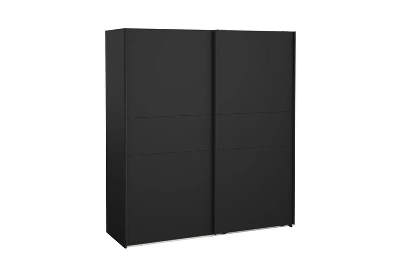 Takeru Garderobe 179x200 cm - Svart - Oppbevaring - Garderober & garderobesystem