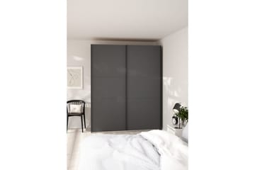 Takeru Garderobe 179x221 cm - Grå - Oppbevaring - Garderober & garderobesystem