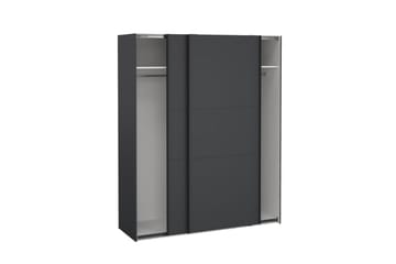 Takeru Garderobe 179x221 cm - Grå - Oppbevaring - Garderober & garderobesystem
