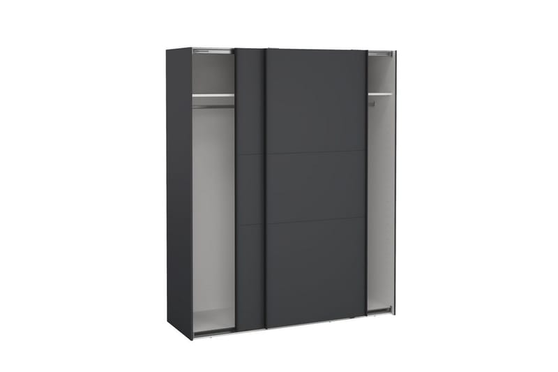 Takeru Garderobe 179x221 cm - Grå - Oppbevaring - Garderober & garderobesystem