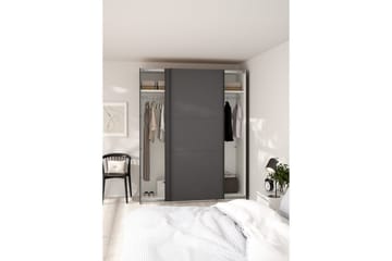 Takeru Garderobe 179x221 cm - Grå - Oppbevaring - Garderober & garderobesystem