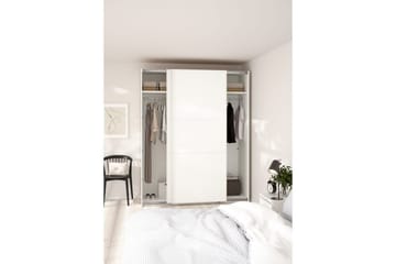 Takeru Garderobe 179x221 cm - Hvit - Oppbevaring - Garderober & garderobesystem