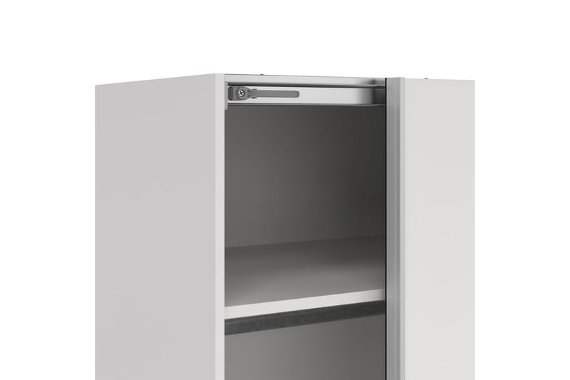 Takeru Garderobe 179x221 cm - Hvit - Oppbevaring - Garderober & garderobesystem