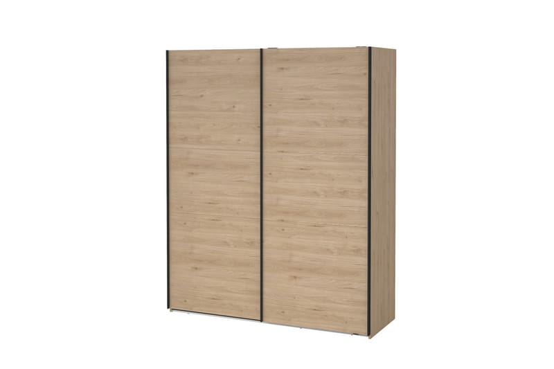 Takeru Garderobe 179x221 cm - Lysebrun - Oppbevaring - Garderober & garderobesystem