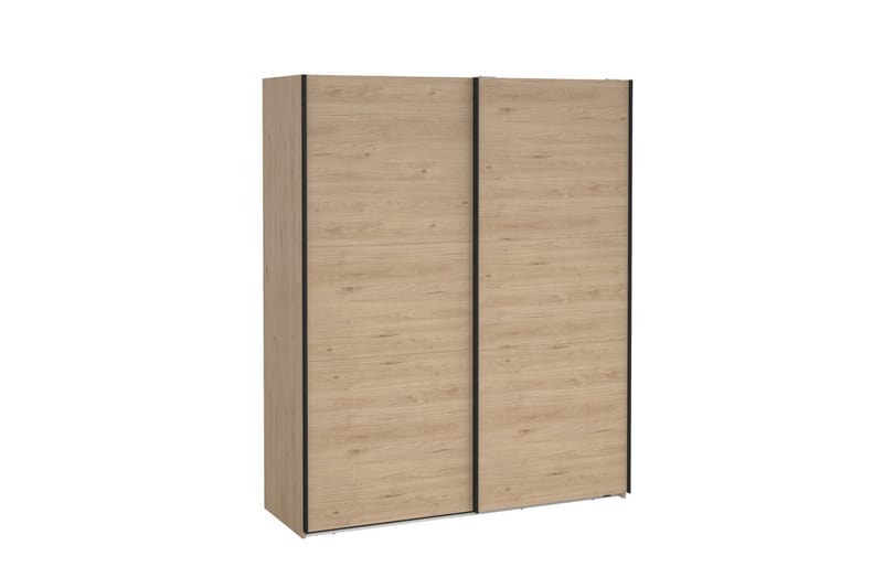 Takeru Garderobe 179x221 cm - Lysebrun - Oppbevaring - Garderober & garderobesystem