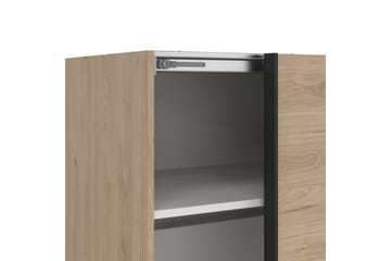 Takeru Garderobe 179x221 cm - Lysebrun - Oppbevaring - Garderober & garderobesystem
