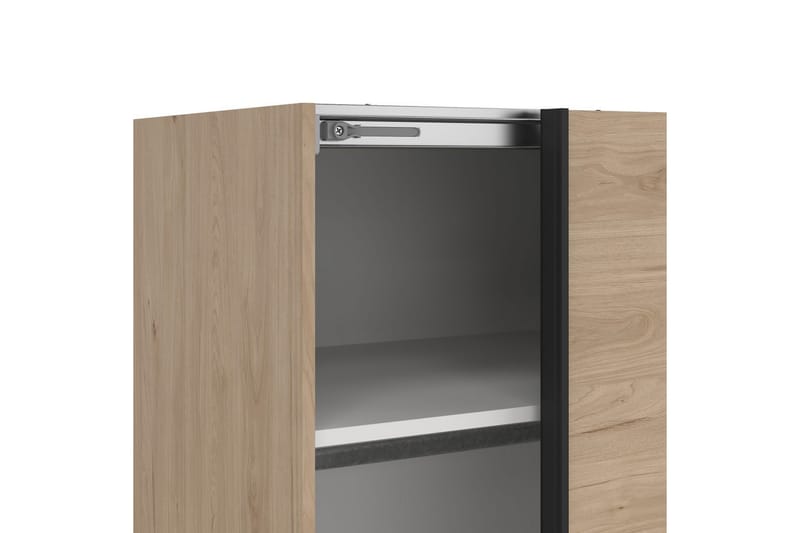 Takeru Garderobe 179x221 cm - Lysebrun - Oppbevaring - Garderober & garderobesystem