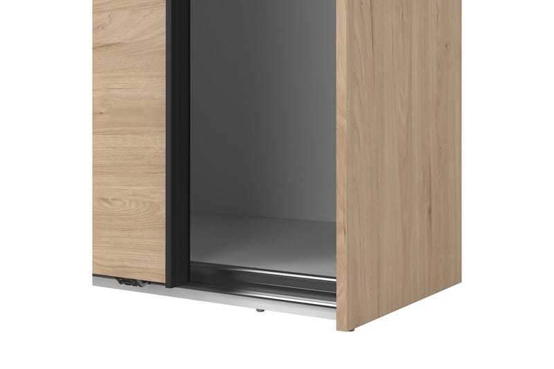 Takeru Garderobe 179x221 cm - Lysebrun - Oppbevaring - Garderober & garderobesystem