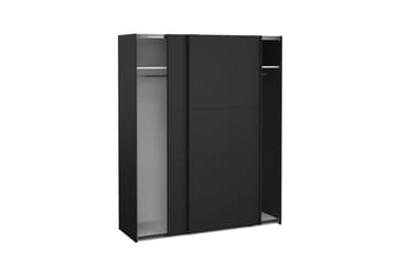 Takeru Garderobe 179x221 cm - Svart - Oppbevaring - Garderober & garderobesystem