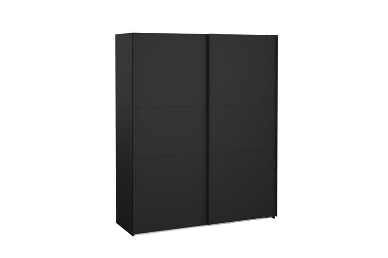 Takeru Garderobe 179x221 cm - Svart - Oppbevaring - Garderober & garderobesystem