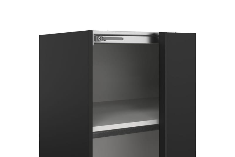Takeru Garderobe 179x221 cm - Svart - Oppbevaring - Garderober & garderobesystem