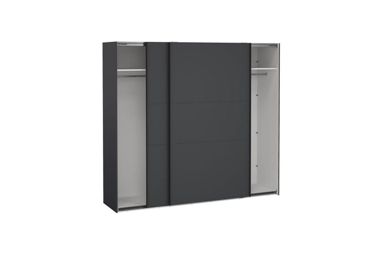 Takeru Garderobe 244x221 cm - Grå - Oppbevaring - Garderober & garderobesystem