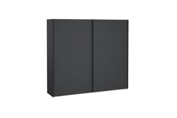 Takeru Garderobe 244x221 cm - Grå - Oppbevaring - Garderober & garderobesystem