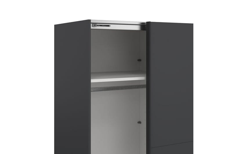 Takeru Garderobe 244x221 cm - Grå - Oppbevaring - Garderober & garderobesystem