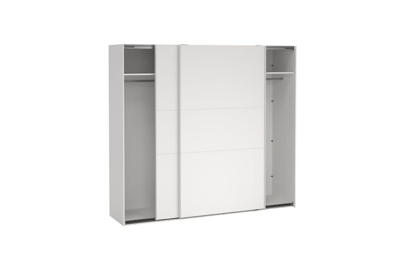 Takeru Garderobe 244x221 cm - Hvit - Oppbevaring - Garderober & garderobesystem