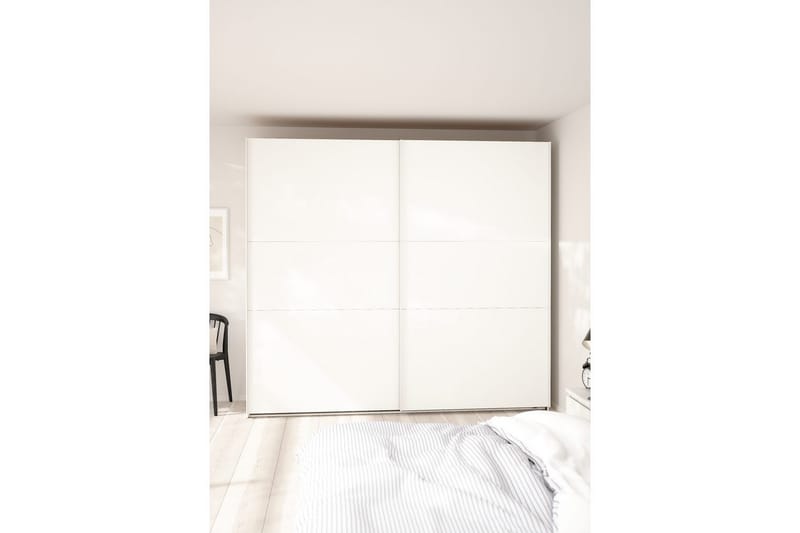 Takeru Garderobe 244x221 cm - Hvit - Oppbevaring - Garderober & garderobesystem