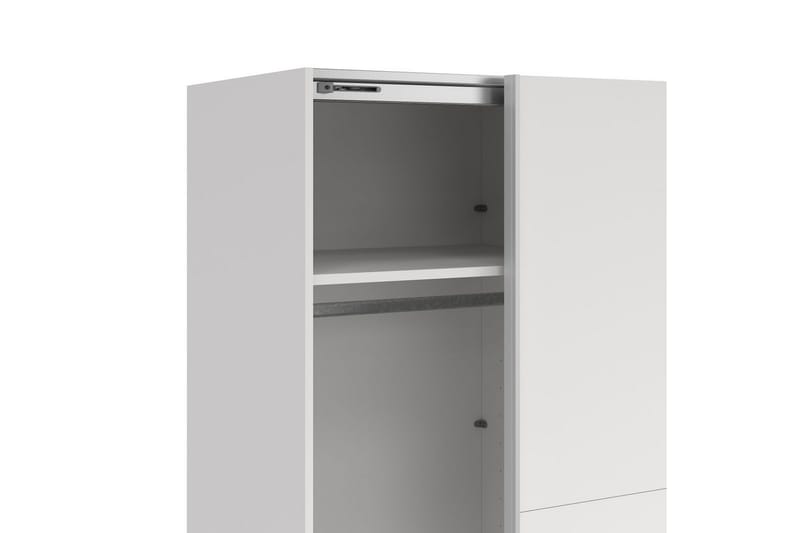 Takeru Garderobe 244x221 cm - Hvit - Oppbevaring - Garderober & garderobesystem
