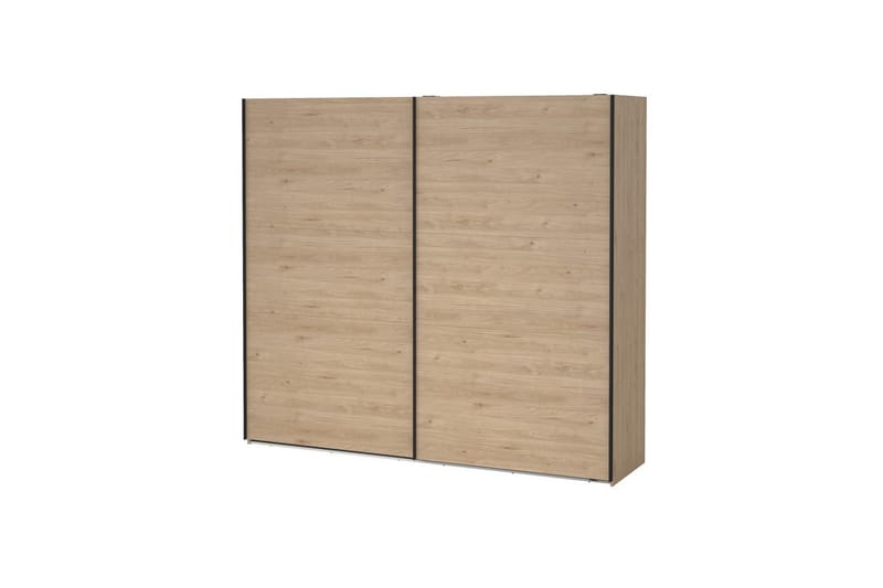 Takeru Garderobe 244x221 cm - Lysebrun - Oppbevaring - Garderober & garderobesystem