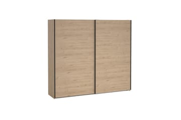 Takeru Garderobe 244x221 cm - Lysebrun - Oppbevaring - Garderober & garderobesystem