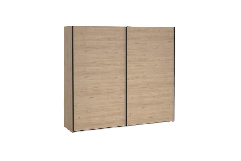 Takeru Garderobe 244x221 cm - Lysebrun - Oppbevaring - Garderober & garderobesystem