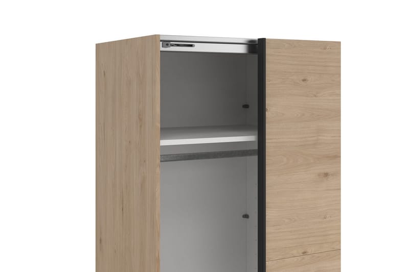 Takeru Garderobe 244x221 cm - Lysebrun - Oppbevaring - Garderober & garderobesystem