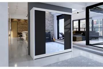 Talin Garderobe 180x58x215 cm - Oppbevaring - Garderober & garderobesystem