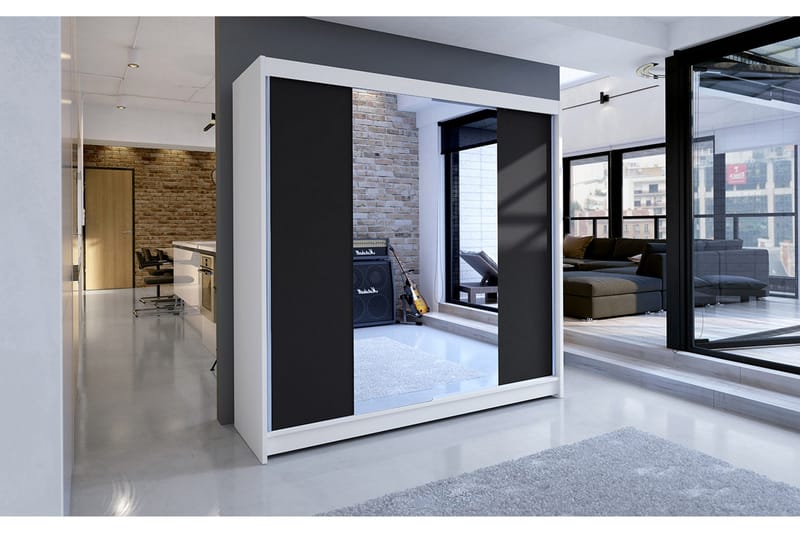 Talin Garderobe 180x58x215 cm - Oppbevaring - Garderober & garderobesystem