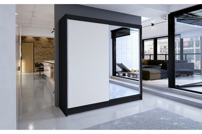 Talin Garderobe 180x58x215 cm - Oppbevaring - Garderober & garderobesystem