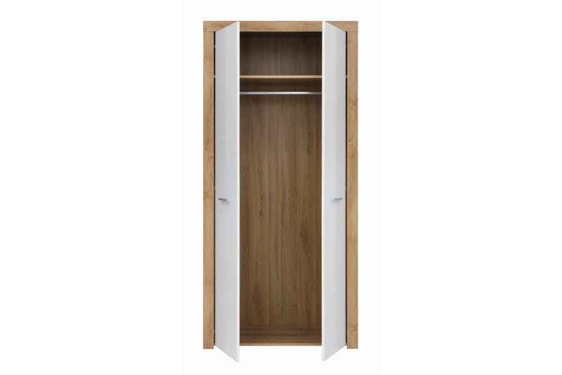 Tarka Garderobe - Tre/natur|Hvit - Oppbevaring - Garderober & garderobesystem