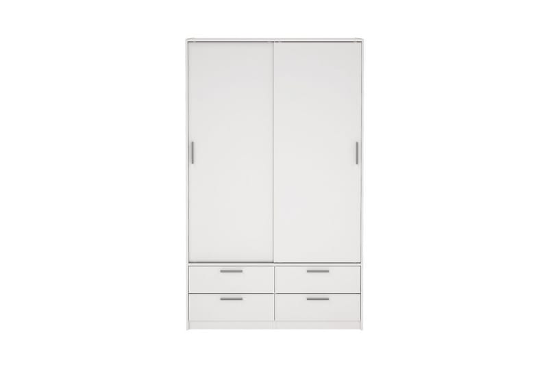 Tetsu Garderobe 121x200 cm - Hvit - Oppbevaring - Garderober & garderobesystem