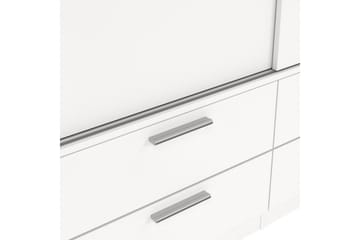 Tetsu Garderobe 121x200 cm - Hvit - Oppbevaring - Garderober & garderobesystem