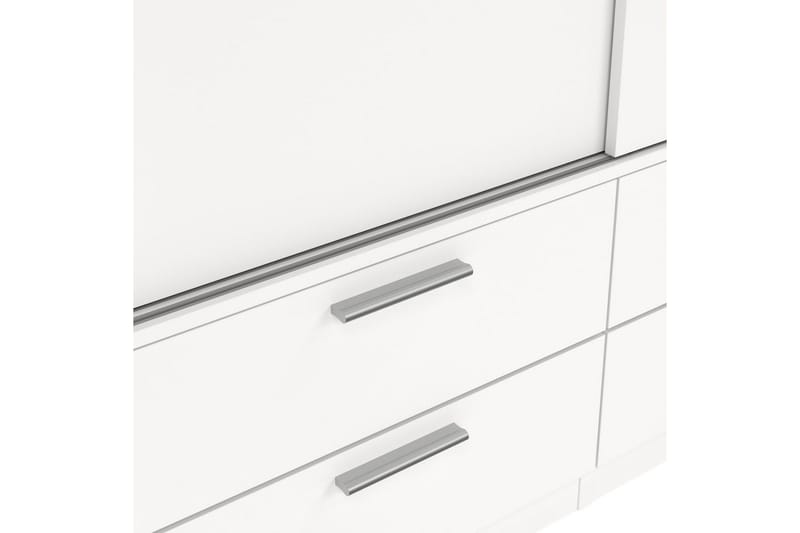 Tetsu Garderobe 121x200 cm - Hvit - Oppbevaring - Garderober & garderobesystem